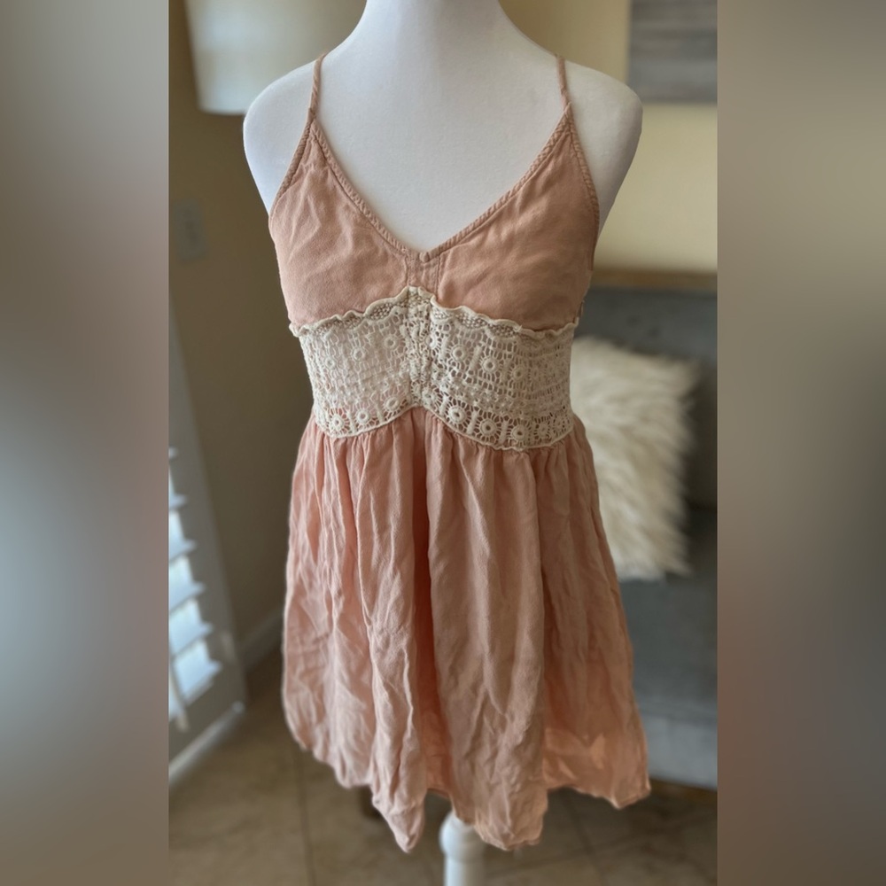 Necessary Clothing Boho Blush Crochet Top